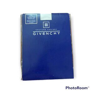 Vtg Givenchy Couture Hosiery Style 508 Size 2 Powder Tient Control Top Sandaltoe